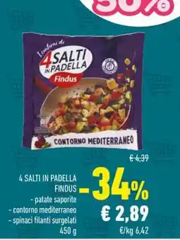 Conad 4 SALTI IN PADELLA FINDUS offerta
