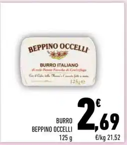 Conad BURRO BEPPINO OCCELLI offerta