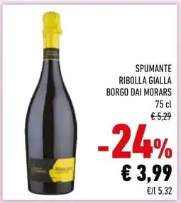 Conad Spumante Ribolla Gialla Borgo Dai Morars offerta