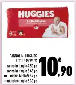 Conad Pannolini Huggies Little Movers offerta