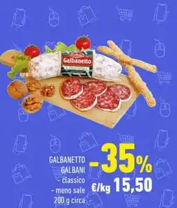 Conad GALBANETTO GALBANI offerta