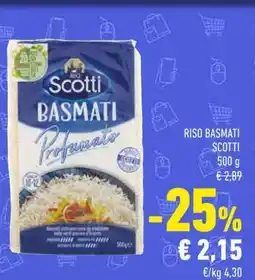 Conad Riso basmati SCOTTI offerta