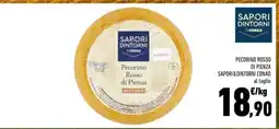 Conad PECORINO ROSSO DI PIENZA offerta