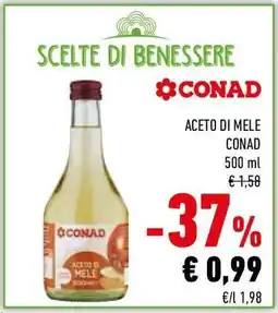 Conad Aceto di mele CONAD offerta