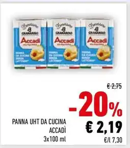 Conad Panna UHT da Cucina Accadì offerta