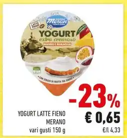 Conad YOGURT LATTE FIENO MERANO offerta