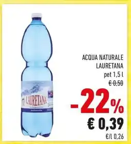 Conad ACQUA NATURALE LAURETANA offerta
