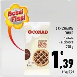 Conad 6 CROSTATINE CONAD offerta