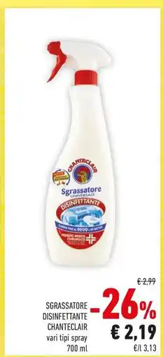 Conad SGRASSATORE DISINFETTANTE CHANTECLAIR offerta