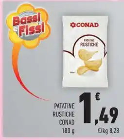 Conad Patatine Rustiche Conad offerta