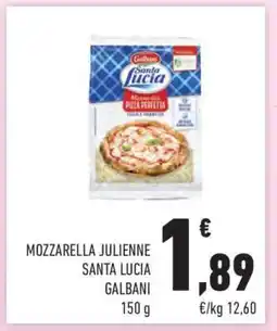 Conad MOZZARELLA JULIENNE SANTA LUCIA GALBANI offerta