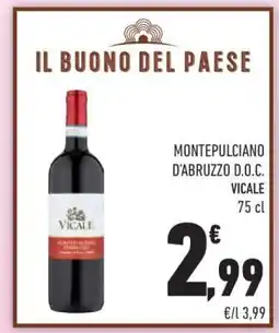 Conad MONTEPULCIANO D’ABRUZZO D.O.C offerta