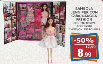 Bambola Jennifer con Guardaroba Fashion