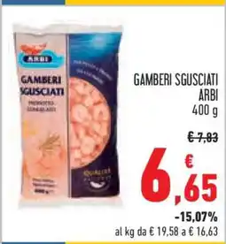 Conad Gamberi Sgusciati Arbi offerta