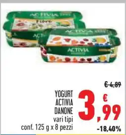 Conad YOGURT ACTIVIA DANONE offerta