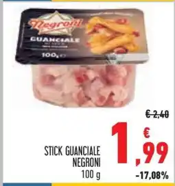 Conad Stick Guanciale Negroni offerta