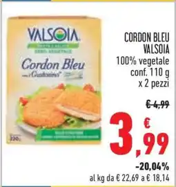 Conad CORDON BLEU VALSOIA offerta