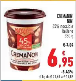 Conad CREMANOVI NOVI offerta