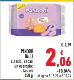 Conad PANDORÌ BAULI offerta