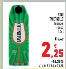 Conad Vino Tavernello offerta