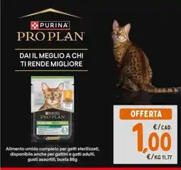 Conad Purina Pro Plan offerta