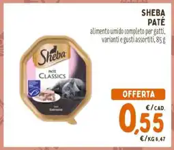Conad SHEBA PATÉ offerta