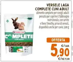 Conad VERSELE LAGA COMPLETE CUNI ADULT offerta
