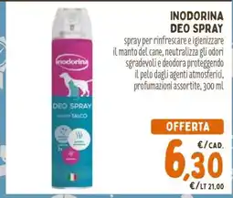Conad INODORINA DEO SPRAY offerta