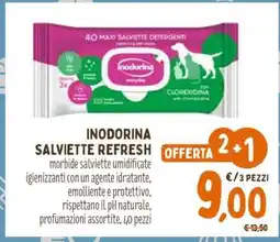 Conad INODORINA SALVIETTE REFRESH offerta