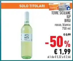 Conad TERRE SICILIANE IGP BIRGI offerta