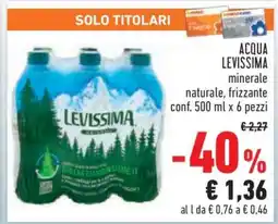 Conad ACQUA LEVISSIMA offerta