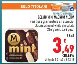 Conad GELATO MINI MAGNUM ALGIDA offerta