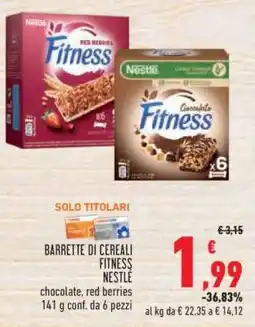 Conad BARRETTE DI CEREALI FITNESS NESTLÉ offerta