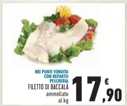 Conad Filetto di Baccalà offerta