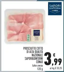 Conad Prosciutto Cotto di Alta Qualità Nazionale offerta