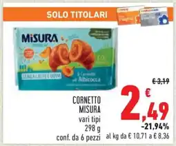 Conad CORNETTO MISURA offerta