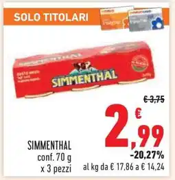 Conad SIMMENTHAL offerta