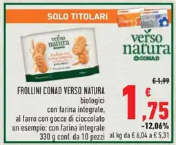Conad FROLLINI CONAD VERSO NATURA offerta