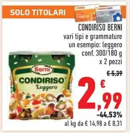 Conad CONDIRISO BERNI offerta