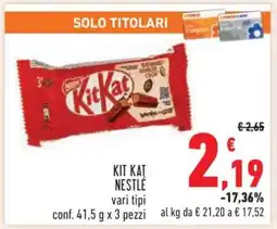 Conad Kit Kat Nestlé offerta