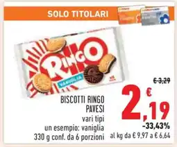 Conad BISCOTTI RINGO PAVESI offerta