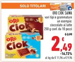 Conad ORO CIOK SAIWA offerta