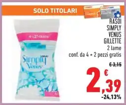 Conad RASOI SIMPLY VENUS GILLETTE offerta