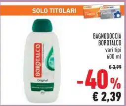 Conad Bagnodoccia Borotalco offerta