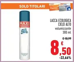 Conad LACCA ECOLOGICA CIELO ALTO offerta