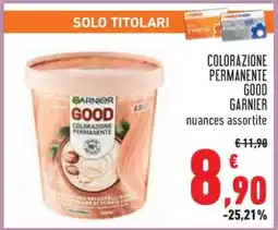 Conad COLORAZIONE PERMANENTE GOOD GARNIER offerta