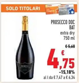Conad PROSECCO DOC BAT offerta