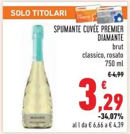 Conad SPUMANTE CUVÉE PREMIER DIAMANTE offerta