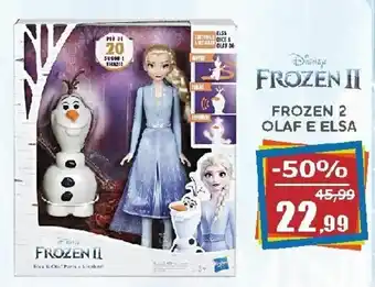 Happy Casa Disney Frozen 2 Olaf e Elsa offerta
