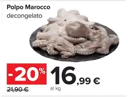 Carrefour Polpo Marocco decongelato offerta